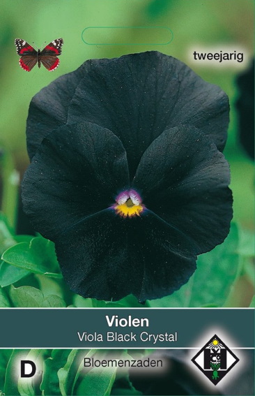Garten-Stiefmtterchen Black Crystal (Viola) 275 Samen